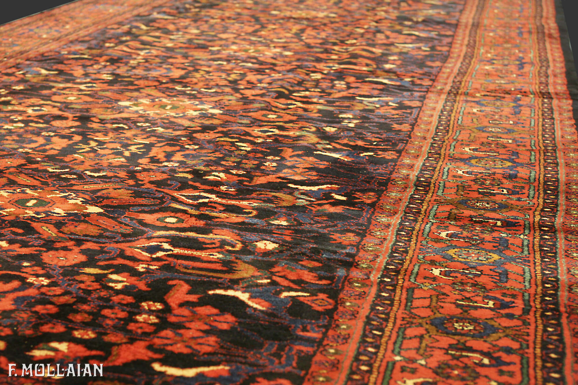 Persian Mishan Antique Kalleh Size Carpet n°:97833949